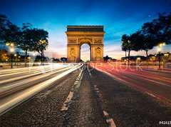 Fototapeta vliesov 270 x 200, 41615777 - Arc de Triomphe Paris France