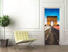 Samolepka na dvee flie 90 x 220  Arc de Triomphe Paris France, 90 x 220 cm