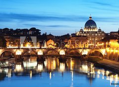 Fototapeta330 x 244  St. Peter s Basilica at night, Rome  Italy, 330 x 244 cm