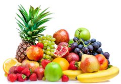 Fototapeta papr 184 x 128, 41710038 - Fruit on a white background