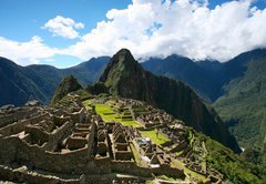 Samolepka flie 145 x 100, 41716901 - Machu Picchu Top View - Pohled shora na Machu Picchu