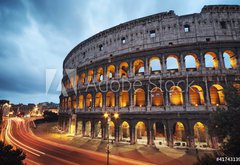 Fototapeta pltno 174 x 120, 41743139 - Coliseum at night. Rome - Italy