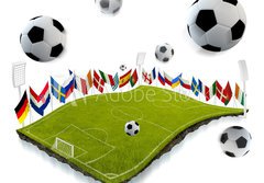 Fototapeta papr 184 x 128, 41861449 - Soccer championship - Fotbalov ampiont