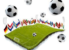 Fototapeta pltno 240 x 174, 41861449 - Soccer championship - Fotbalov ampiont