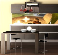 Fototapeta do kuchyn flie 260 x 60  Spa concept in night, 260 x 60 cm