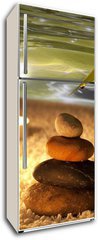 Samolepka na lednici flie 80 x 200  Spa concept in night, 80 x 200 cm