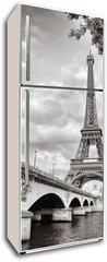 Samolepka na lednici flie 80 x 200, 41892250 - Eiffel tower view from Seine river square format