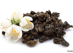 Fototapeta papr 254 x 184, 41895737 - Green tea with jasmine