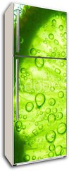 Samolepka na lednici flie 80 x 200  lime slice in water, 80 x 200 cm