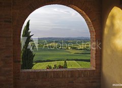 Fototapeta160 x 116  sguardo sulla toscana, 160 x 116 cm