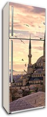 Samolepka na lednici flie 80 x 200  The Blue Mosque, Istanbul, Turkey., 80 x 200 cm