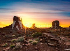 Fototapeta vliesov 100 x 73, 42149449 - Monument Valley