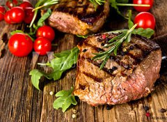 Samolepka flie 100 x 73, 42261882 - Grilled beef steak - Grilovan hovz steak