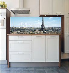 Fototapeta do kuchyn flie 180 x 60  Tour Eiffel Paris France, 180 x 60 cm