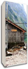 Samolepka na lednici flie 80 x 200, 42625977 - log cabin in Obersee,koenigssee, Berchtesgaden