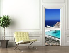 Samolepka na dvee flie 90 x 220, 42702547 - Gramvousa and Balos. Crete, Greece