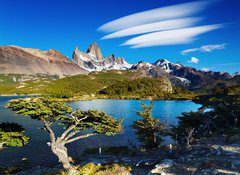 Fototapeta vliesov 100 x 73, 42720999 - Mount Fitz Roy, Patagonia, Argentina