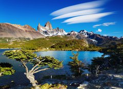 Fototapeta vliesov 200 x 144, 42720999 - Mount Fitz Roy, Patagonia, Argentina