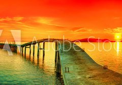 Samolepka flie 145 x 100, 42726025 - Sunset panorama