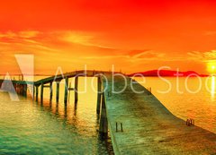 Fototapeta vliesov 200 x 144, 42726025 - Sunset panorama