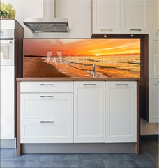 Fototapeta do kuchyn flie 180 x 60, 42786788 - Sonnenuntergang auf Hiddensee