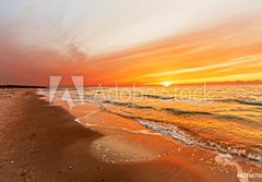 Fototapeta184 x 128  Sonnenuntergang auf Hiddensee, 184 x 128 cm