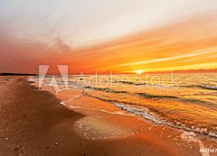 Fototapeta200 x 144  Sonnenuntergang auf Hiddensee, 200 x 144 cm