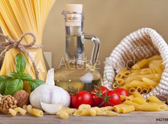 Fototapeta360 x 266  Preparing pasta with specific ingredients, 360 x 266 cm