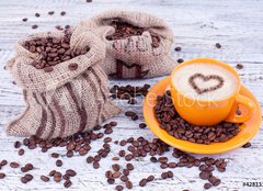 Fototapeta240 x 174  frischer Kaffee, 240 x 174 cm