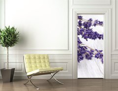 Samolepka na dvee flie 90 x 220  Lavendel, 90 x 220 cm