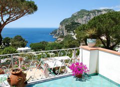 Fototapeta papr 160 x 116, 42899650 - Capri, Balcony view