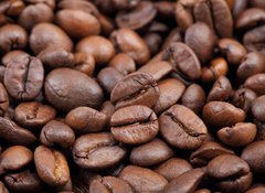 Samolepka flie 100 x 73, 43085500 - Coffee beans in closeup - Kvov zrna v detailnm