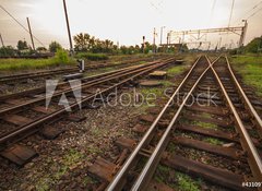 Samolepka flie 100 x 73  railway, 100 x 73 cm