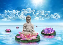Fototapeta pltno 160 x 116, 43222781 - Statue Bouddha - Socha Boudha