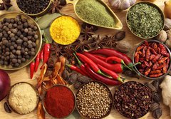 Fototapeta papr 184 x 128, 43282253 - Spices and herbs - Koen a byliny