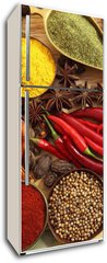 Samolepka na lednici flie 80 x 200  Spices and herbs, 80 x 200 cm