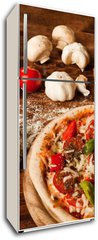 Samolepka na lednici flie 80 x 200  Pizza, 80 x 200 cm