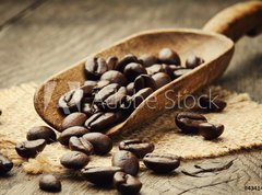 Fototapeta270 x 200  Coffee beans in scoop, 270 x 200 cm