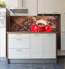 Fototapeta do kuchyn flie 180 x 60, 43459650 - Hot coffee - caff caldo