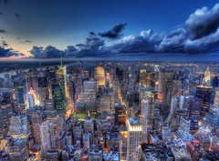 Fototapeta360 x 266  New York by night., 360 x 266 cm