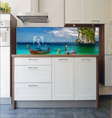 Fototapeta do kuchyn flie 180 x 60, 44008271 - Tropical beach, Andaman Sea, Thailand