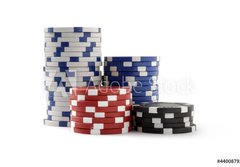 Fototapeta papr 184 x 128, 44008792 - Casino Chips, Poker Chips - Kasinov ipy, pokerov etony