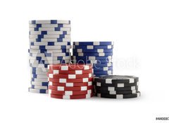 Fototapeta254 x 184  Casino Chips, Poker Chips, 254 x 184 cm