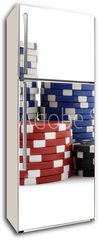 Samolepka na lednici flie 80 x 200, 44008792 - Casino Chips, Poker Chips