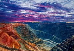 Fototapeta pltno 174 x 120, 44044757 - Super Pit Kalgoorlie Western Australia