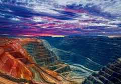 Fototapeta184 x 128  Super Pit Kalgoorlie Western Australia, 184 x 128 cm