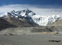 Samolepka flie 100 x 73  Mount Everest Base Camp I (Tibetian side), 100 x 73 cm
