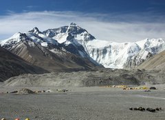 Fototapeta vliesov 100 x 73, 44073092 - Mount Everest- Base Camp I (Tibetian side)