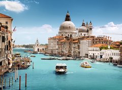 Fototapeta pltno 330 x 244, 44176315 - Grand Canal and Basilica Santa Maria della Salute, Venice, Italy