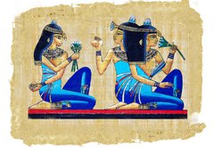 Samolepka flie 145 x 100  egyptian papyus, 145 x 100 cm